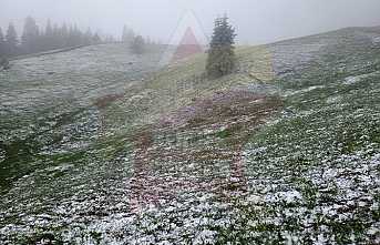 Mevsimler Şaşırdı, Hendek’te Kar Yağdı