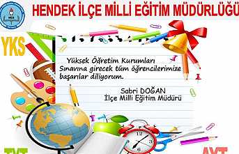 Doğan YSK Sınavına Girecek Öğrencilere Başarılar Diledi