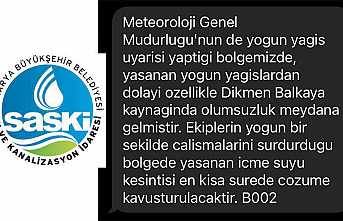 Hendek’ten Su Kesintilerine Tepki