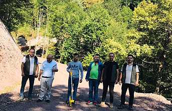 Hendek Orman İşletme Müdürlüğü Yeni Yol Yapım Çalışmaları Yapıyor