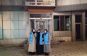 Deprem Bölgesine Hendek’ten Bayan Görevli