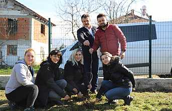 Kazımiye'de Tarım İşçileri Yerleşkesi Ağaçlandırıldı