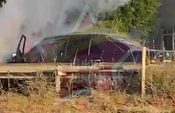 Seyir Halindeki Otomobil’de Yangın