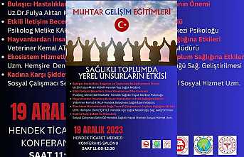 Hendekte Muhtar Gelişim Eğitimlerinin İkinci Modülü Gerçekleşecek