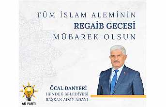 Danyeri Regaib Kandili Mesajı