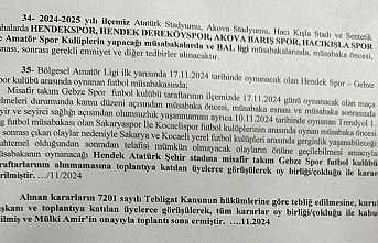 Hendekspor Maçında Taraftar Yasağı