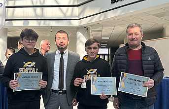 Ahmet Ayar ve Ahmet Efe Taflancı Sakarya ili 2'ncisi