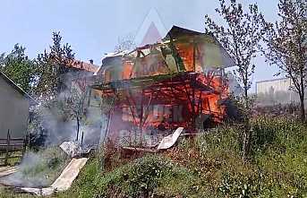 Bayramda Yangın Paniği