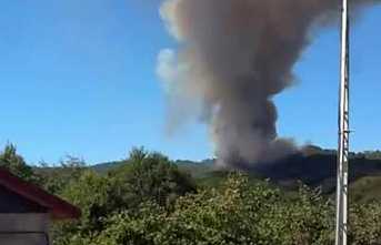 Hacıkışla ve Kocatöngel Arasında Orman Yangını
