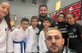 Minikler 2 madalya ile döndü