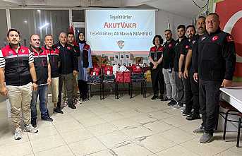 AKUT Vakfı’ndan SAKE’ye Yangın Müdahale Desteği