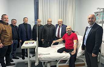 Cemil Tekin’e Geçmiş Olsun Ziyareti