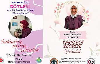 Yazar Rabia Chiristine Brodbeck söyleşi programı Düzenlenecek