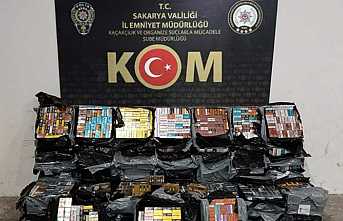 Hendek’te 312 Bin Adet Kaçak Tütün Ele Geçirildi
