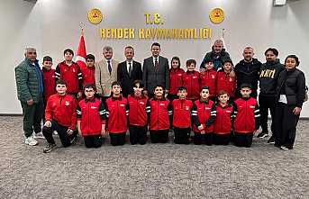 Şehit Mahmutbey Hentbol Takımından Gökpınar’a Ziyaret