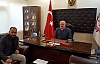 BERBER VE KUAFÖR ODASI BAŞKAN ADAYI YÜKSEL, DEMİREL İLE FİKİR ALIŞVERİŞİNDE BULUNDU