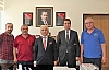 GAZETECİLERDEN BAŞHEKİM AYDIN’A HAYIRLI OLSUN ZİYARETİ