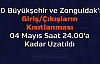 Giriş-Çıkış Kısıtlanması 04 Mayıs’a Uzatıldı