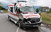 HASTA NAKLEDEN AMBULANS KAZA YAPTI