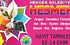 HESMEK,  KURS KAYITLARI İÇİN SON ÜÇ GÜN