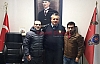 MİLLİ GÜREŞÇİLER, EMNİYET MÜDÜRÜNÜ ZİYARET ETTİ