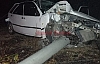 Otomobil Beton Elektrik Direğini Yıktı