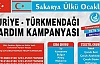 SAKARYA ÜLKÜ OCAKLARINDAN TÜRKMENLERE YARDIM KAMPANYASI 