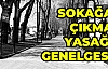 Sokağa Çıkma Yasağı Genelgesi