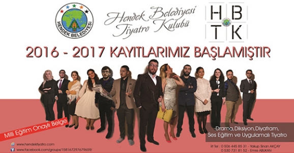 TİYATRO KULÜBÜNE KAYITLAR BAŞLADI