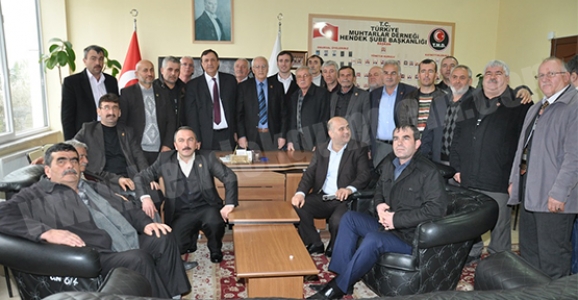 TOÇOĞLU HENDEK’TE MUHTARLARLA BULUŞTU