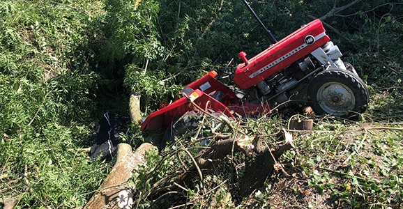 Traktör Kazasında Bir Kişi Öldü