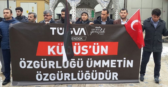 TÜGVA HENDEK TEMSİLCİLİĞİNDEN KUDÜS AÇIKLAMASI