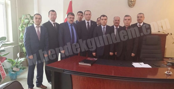 TÜRK EĞİTİM SEN’DEN KAYMAKAM’A ZİYARET 