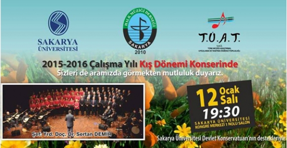 TÜRK HALK MÜZİĞİ KONSERİNE DAVET 