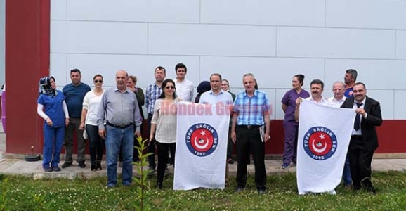 TÜRK SAĞLIK SEN “ÇALIŞANLARI HİÇ KİMSEYE EZDİRMEYİZ”