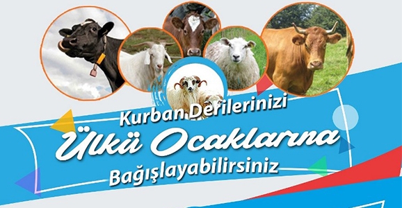 Ülkü Ocakları Kurban Derisi Bağışlarınızı Bekliyor