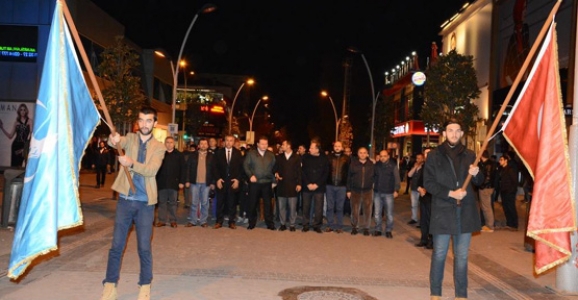 ÜLKÜCÜLER TÜRKMENLER İÇİN YÜRÜDÜ 