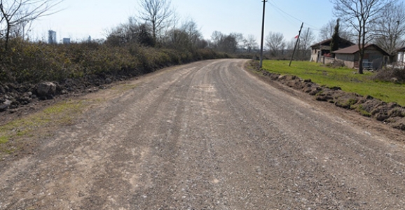 Uzuncaorman’da Stabilize Yol Çalışması