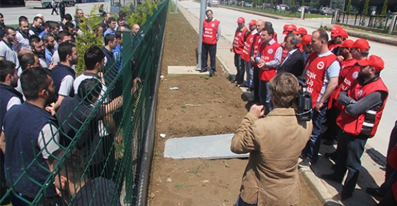 VATAN PARTİSİ DİRENİŞTEKİ İŞÇİLERİ ZİYARET ETTİ