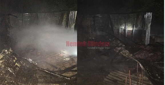 Yanan Baraka Kullanılmaz hale geldi 