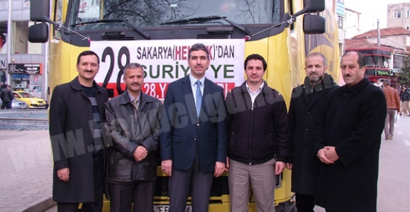 YARDIM TIR'I DUA'LARLA UĞURLANDI