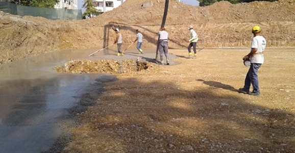 Cumhuriyet İlkokulunun Temeli Atıldı