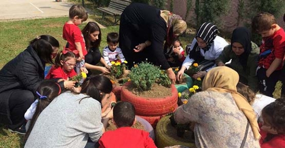 YENİMAHALLE ANAOKULU’NA BAHAR GELDİ