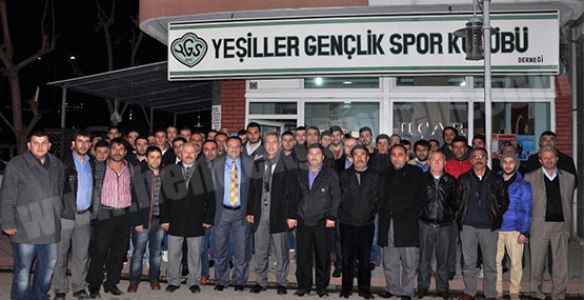 YEŞİLLER GENÇLİKSPOR KULÜBÜNE ZİYARET 