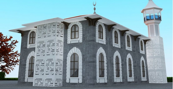 YÖRESEL EVLER, MUHTARLIK BİNASINDAN SONRA CAMİ PROJESİ
