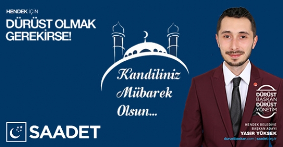 Yüksek Regaib Kandilini Kutladı