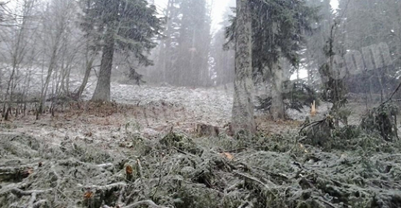 YÜKSEKLER BEYAZLADI