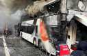 Otobüste Yangın 74 Kişi Ölümden Döndü