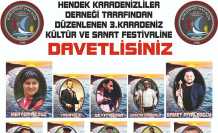 Kültür ve Sanat Festivali’ne Davet