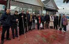 Görme engelli bireylere Gönüllülerden Destek